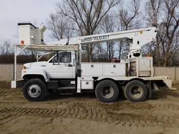 1995 SIMON-TELELECT TE473 MOUNTED ON 1995 GMC TOPKICK C4500 For Sale