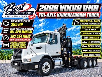 Used 2006 PM 34S MOUNTED ON 2006 VOLVO VHD42B200 For Sale in Myerstown Pennsylvania
