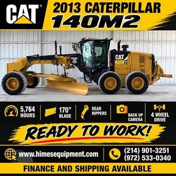 2013 CATERPILLAR 140M2 For Sale