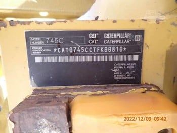 Used 2015 CATERPILLAR 745C For Sale in Imperial California