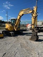 Used 2015 KOMATSU PC88MR-10 For Sale in Milford Indiana