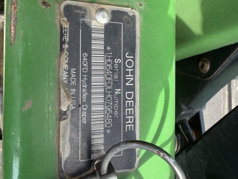 Used 2017 JOHN DEERE 640FD For Sale in Bloomfield Nebraska
