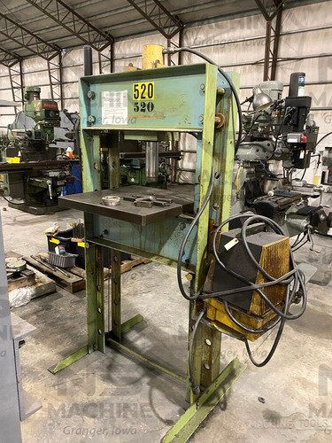 Used 50 TON ENERPAC HYDRAULIC H-FRAME PRESS For Sale in Iowa