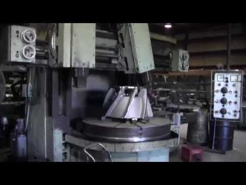 59" SUMMIT VERTICAL BORING MILL W/(2) SWIVELING RAM HEADS & 4-JAW FACEPLATE For Sale
