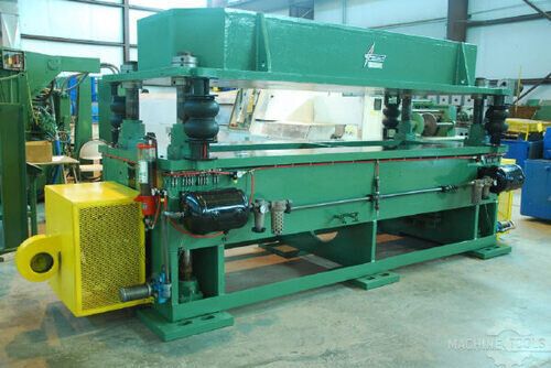 80 TON ASC 4-POST FLYING CUTOFF PRESS - 117" X 29" BETWEEN POSTS - 2" STROKE - AIR CLUTCH - 15 HP MOTOR For Sale