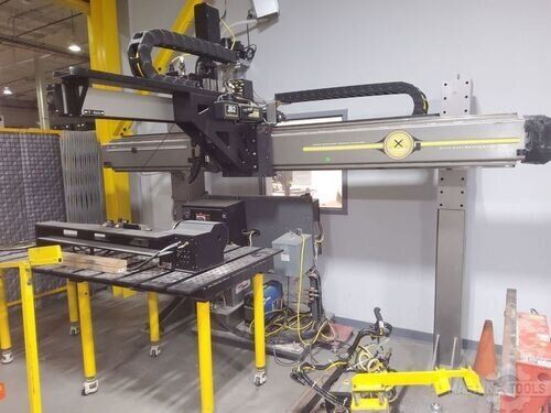 AMET AUTOMATED COLUMN & BOOM WELDING SYSTEM W/ BUILDPRO TABLE & ROTARY POSITIONER For Sale