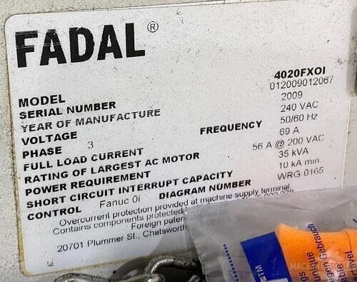 Mag Fadal Machining Center