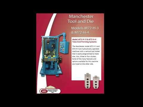 Used MANCHESTER TOOL & DIE M72-H-3 For Sale in Ohio