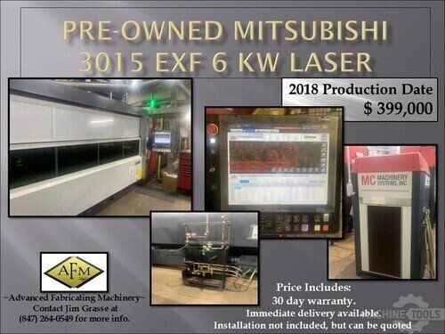 Mitsubishi Lasers Flame Plasma Waterjet