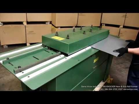 New TIN KNOCKER TK HEM & KICK ROLL FORMER For Sale