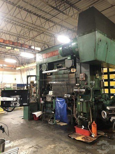 WATERBURY FARRELL PC212 TRANSFER PRESS 10" STROKE 6.5" BLANK 130 TONS, RUNNING For Sale
